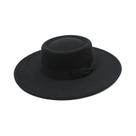 Chapéu Fedora Feminino De Inverno E Outono Com Laço Francês, Imitação De Lã, Estilo Jazz, Para