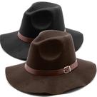 Chapéu Fedora Floppy Feltro Aba Média Cata Ovo Unissex