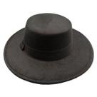 Chapéu Fedora redondo Aba Grande feminino Feltro Floppy Clássico