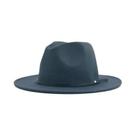 Chapéu Fedora Vintage Unissex De Lã Com Aba Larga 54-56-60CM Elegante Para Inverno E Outono