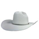 Chapeu Feminino Com Strass Prata Dallas