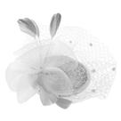 Chapéu feminino Fascinators Chapéu de penas da moda Chapéu de festa de coquetel Faixa de cabelo