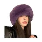 Chapéu Feminino Quente De Inverno Com Pelo Macio E Pelúcia, Estilo Pescador, Grosso Para Dias Frios