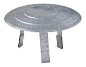 Chapéu Fixo Grande Galvanizado Chaminé Fogão Lenha Chapéu Fixo Grande Galvanizado Chaminé Fogão Lenha