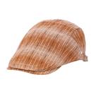 Chapéu Gatsby Newsboy com boné plano, xadrez marrom para homens, leve Chapéu Gatsby Newsboy com boné plano, xadrez marrom para homens, leve