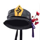 Chapéu Genshins Impacts Hutao Anime Cartoon Cosplay Leather