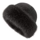 Chapéu Gorro Russo de Pelúcia Pele Frio Inverno Corta Vento Cor:CinzaEscuroTamanho:Único