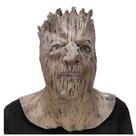 Chapéu Halloween Cosplay Groot Mask, borracha marrom