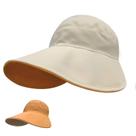 Chapéu huablo Wide Brim com proteção UV reversível bege