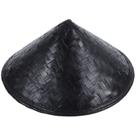 Chapéu ifundom Cone Samurai Ninja Bamboo Japanese Black
