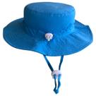 Chapéu Infantil c/Proteção Solar UPF 50 Ajustável Azul Claro