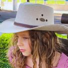 Chapeu Infantil Estilo Americano em Tecido Linha Indiana Kapell