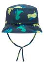 Chapéu Infantil LucBoo Estampa De Dinossauros Proteção Raios UV Praia Piscina Sol Moda Verão