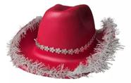 Chapéu Infantil Vermelho Adulto Country Boiadera Ana Castela