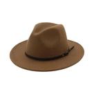 Chapéu Jazz Vintage De Aba Larga Em Feltro Para Homens E Mulheres, Moda, Viagem, Igreja, Festa,