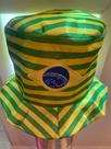 Chapéu Listrado Torcedor Brasil