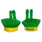 Chapéu Mãozinha Brasil Copa Do Mundo Verde e Amarelo