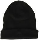 Chapéu masculino Timberland, gorro com punhos, logotipo bordado, preto