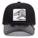Chapéu masculino unissex ajustável Monsters Mesh Snapback Trucker H
