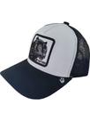 Chapéu masculino unissex ajustável Panthers Mesh Snapback Trucker H