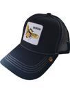 Chapéu masculino unissex ajustável Queens, chapéu de caminhoneiro Snapback de malha