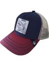 Chapéu masculino unissex ajustável Sharks Chapéu de caminhoneiro Snapback de malha