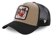 Chapéu masculino unissex ajustável Tazs, chapéu de caminhoneiro Snapback, B