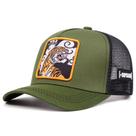 Chapéu masculino unissex ajustável Tigers Chapéu de caminhoneiro Snapback de malha