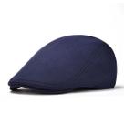 Chapéu masculino VOBOOM de algodão plano Ivy Gatsby Newsboy Style2-Navy