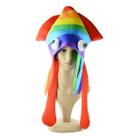 Chapéu Octopus Headgear, boné engraçado para menina, tecido colorido Chapéu Octopus Headgear, boné engraçado para menina, tecido colorido