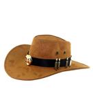 Chapéu Overwatch Mccree Knight Brown Anime Cosplay para adultos