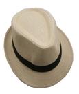 Chapéu Panamá Aba 4cm Curta Moda Casual Masculino Feminino tamanho 58 Chapéu Panamá Aba 4cm Curta Moda Casual Masculino Feminino tamanho 58