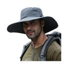 Chapéu Panamá Masculino De Verão Respirável Em Malha Com Proteção Solar Anti-UV Para Pesca, Camping