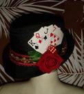 Chapéu Panamá Super Luxo pedrarias Feminino malandra Umbanda Candomble Roupa de Santo