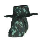 Chapéu Pescador Pesca Proteção Solar Pescoço Camping Trilha Estampa Camuflada - 7741