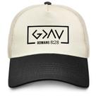 Chapéu Philysonic Christian Trucker Cap Deus é maior do que os altos e baixos para homens Chapéu Philysonic Christian Trucker Cap Deus é maior do que os altos e baixos para homens