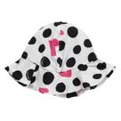 Chapéu Praia Infantil Proteção UV Bolas Branco Up Baby Chapéu Praia Infantil Proteção UV Bolas Branco Up Baby