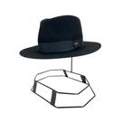 Chapéu Social Ramenzoni Indiana Jones Preto Aba 6 - Ref. 604P