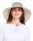 Chapéu Solbari Ultra Wide Cotton Linen UPF50+ com proteção solar