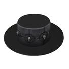 Chapéu Steampunk Plague Doctor Vintage Gótico para Adultos