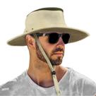 Chapéu SUN CUBE Boonie Wide Brim 9 cm UPF 50+ para bronzeamento externo