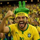 Chapéu Torcedor Brasil Mão V Verde Amarelo Copa Seleção Chapéu Torcedor Brasil Mão V Verde Amarelo Copa Seleção
