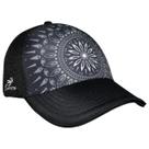 Chapéu Trucker Headsweats Black Haze, 5 painéis, preto
