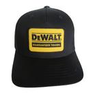 Chapéu Trucker Masculino DEWALT Oakdale Patch - Preto/Amarelo