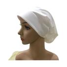 Chapéu Tubular Feminino Hijab - Elástico, Cor Lisa e com Lenço de Papelão