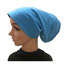 Chapéu Tubular Feminino Hijab - Elástico, Liso e com Lenço de Papelão Chapéu Tubular Feminino Hijab - Elástico, Liso e com Lenço de Papelão