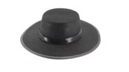 Chapeu v de vinganca zorro padre adulto halloween festas