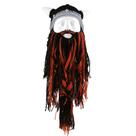 Chapéu viking com chifres e barba longa para adultos - Cosplay