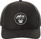 Chapéu Vortex Three Peaks Patch Snap Back preto