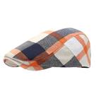 Chapéu xadrez ajustável Gatsby Newsboy com tampa plana para homens Chapéu xadrez ajustável Gatsby Newsboy com tampa plana para homens